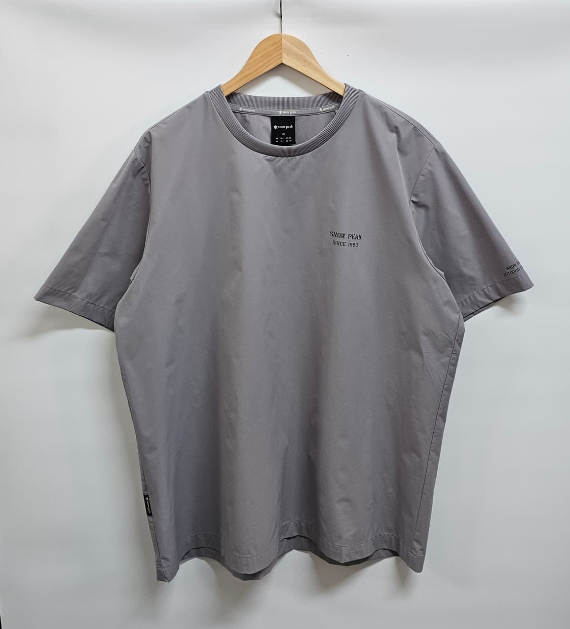 스노우피크 우븐 반팔티셔츠 2XL 상품이미지1