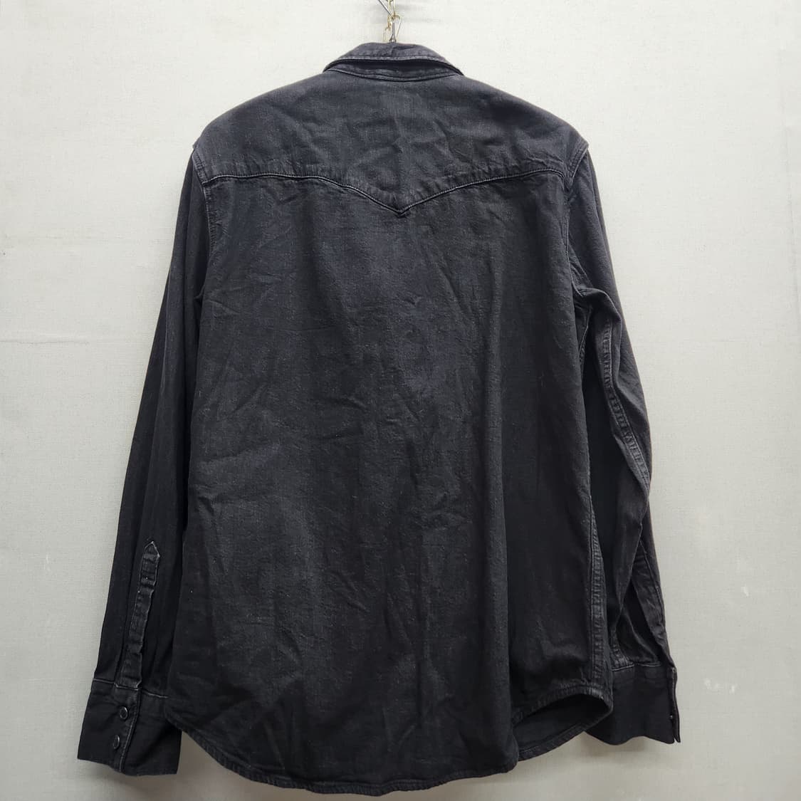 리바이스 웨스턴 흑청 데님셔츠 M(M) 남여공용 상품이미지4