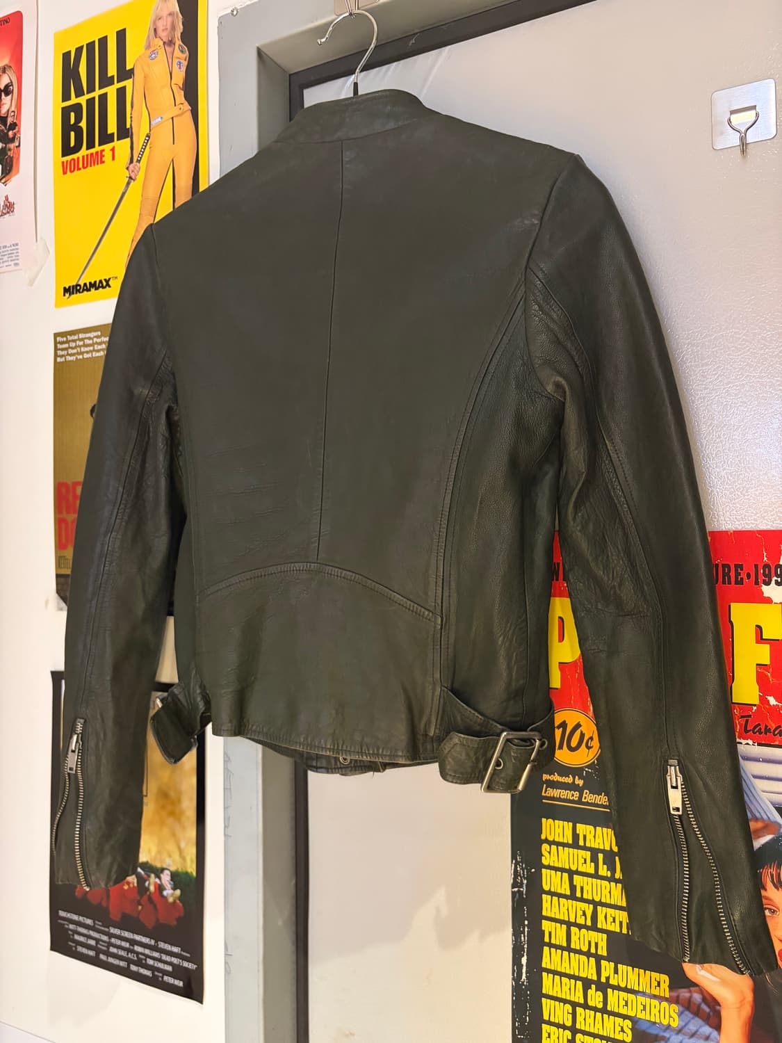 VOV 보브 카키 양가죽 레더자켓 상품이미지4