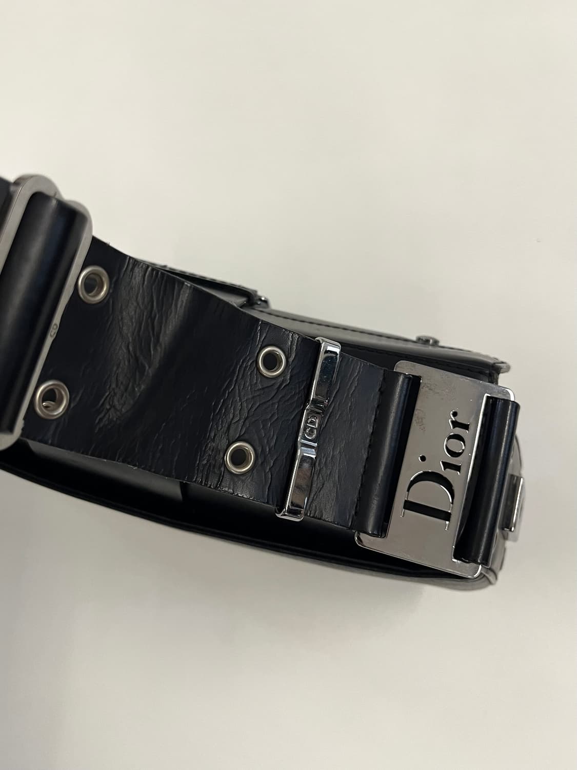 크리스찬 디올 2002 스트릿 시크 레더 콜럼버스백 상품이미지10