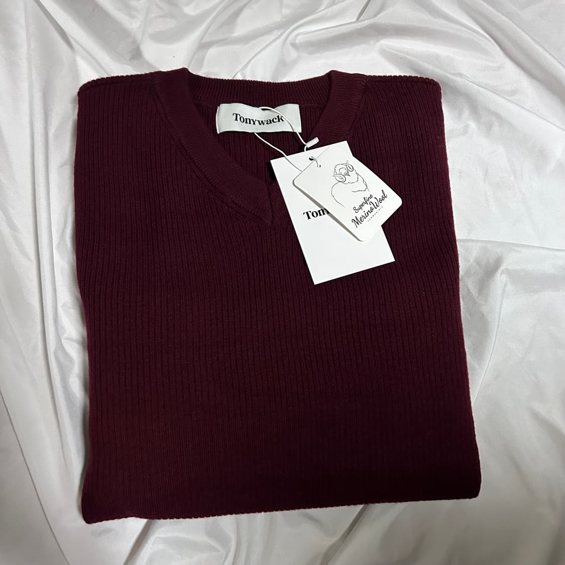 [L] 토니웩 울 브이넥 니트 상품이미지2