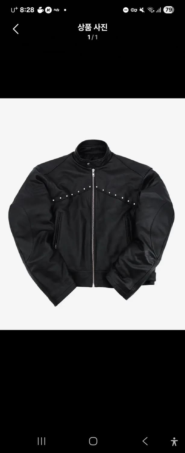 선데이오프클럽 소가죽 레더자켓 상품이미지1