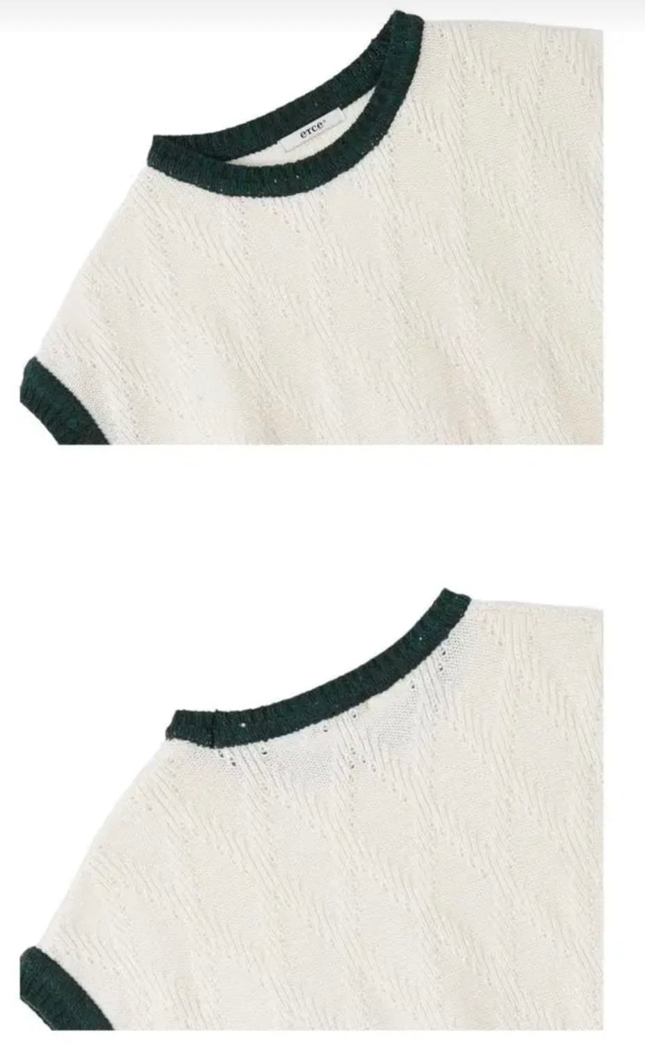 Etce ARGYLE CASHMERE KNIT VEST (IVORY) 상품이미지2
