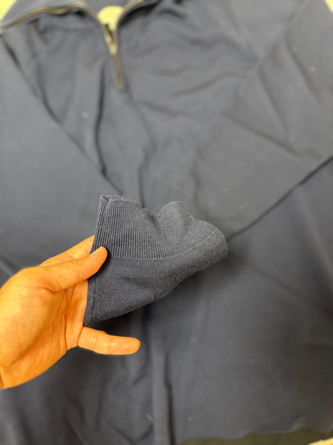 스튜디오니콜슨 하프집업 네이비 5g 상품이미지5