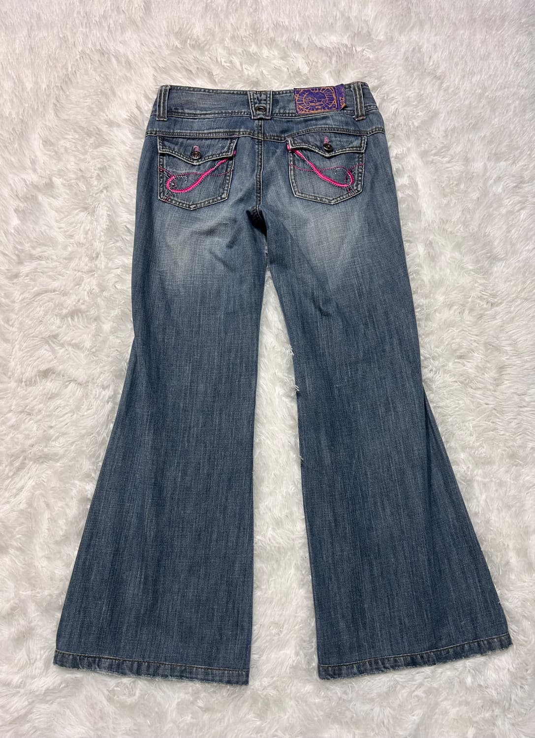 UGIZ bootscut back cubic denim pants 상품이미지3