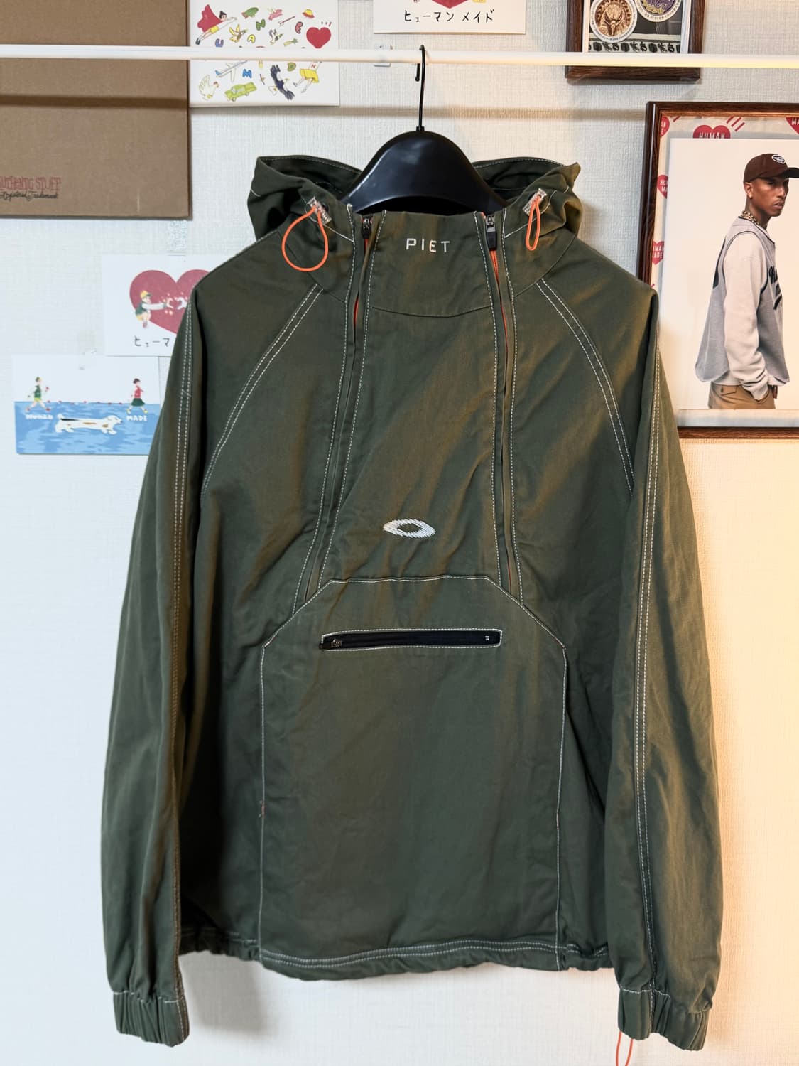 [M]오클리 x 피에트 스태틱 윈드브레이커 자켓 올리브 상품이미지3