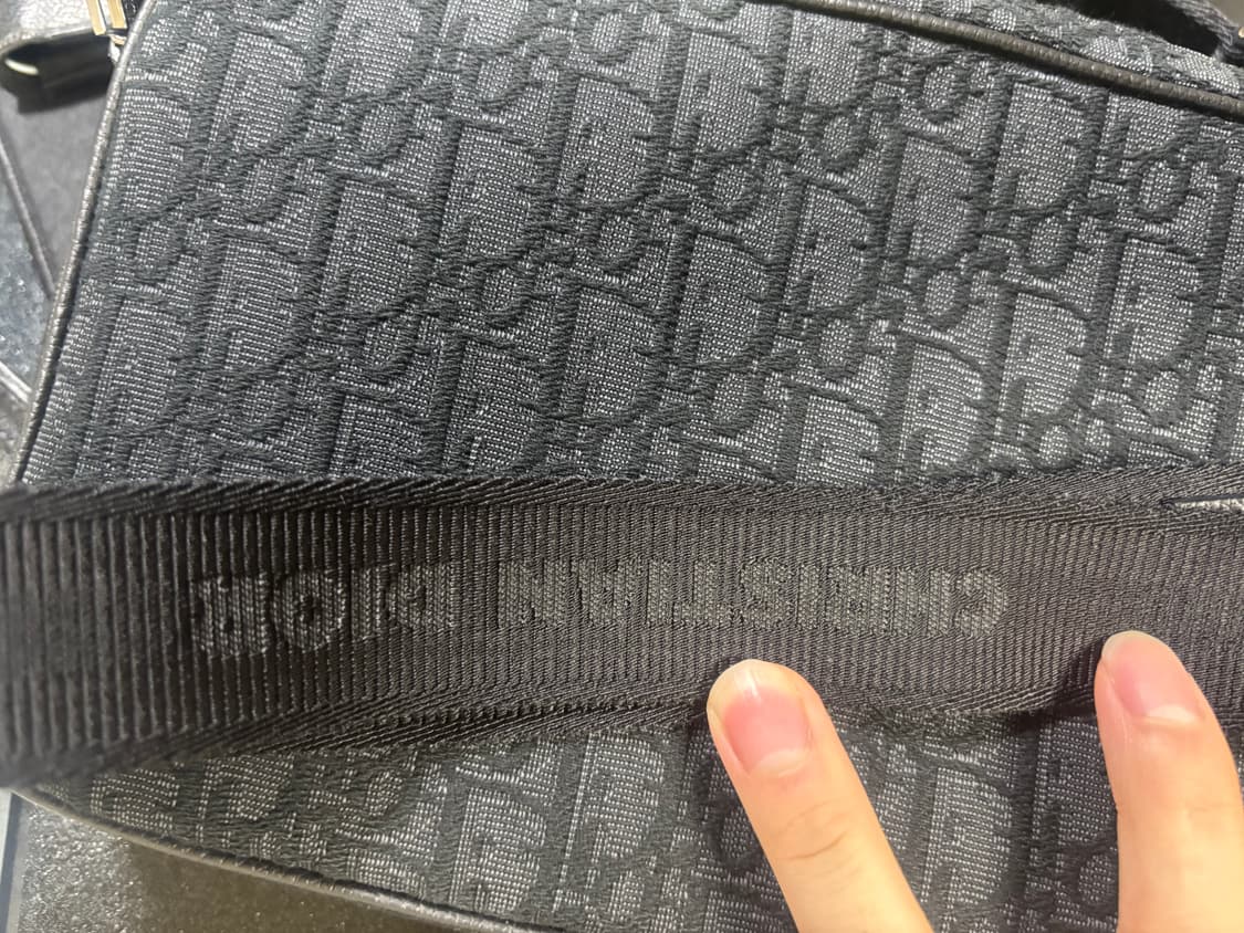 디올 오블리크 트리플 파우치 블랙 상품이미지5