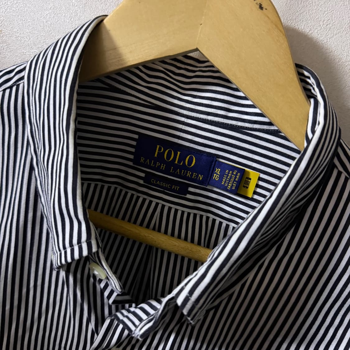 폴로 랄프로렌 스웨이드 스트라이프 셔츠 클레식 XL (남성 105정도) 상품이미지3
