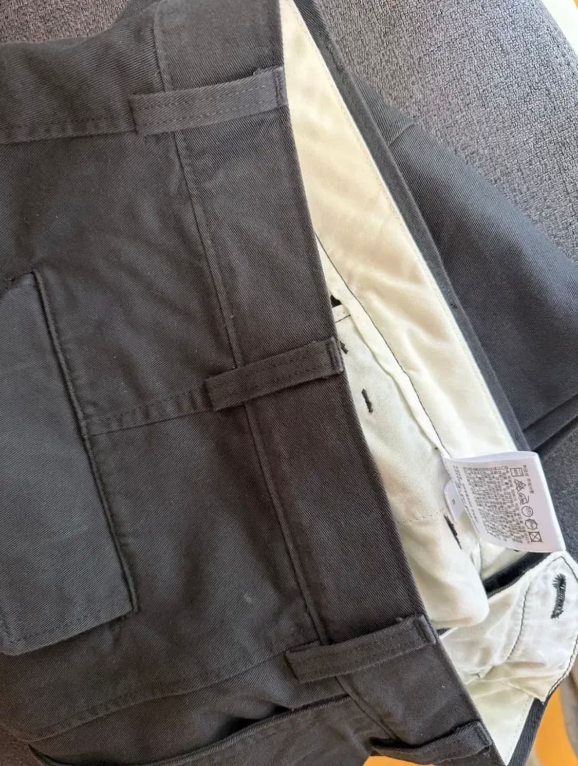 유니클로u 치노팬츠 그레이 색상 73사이즈 상품이미지1