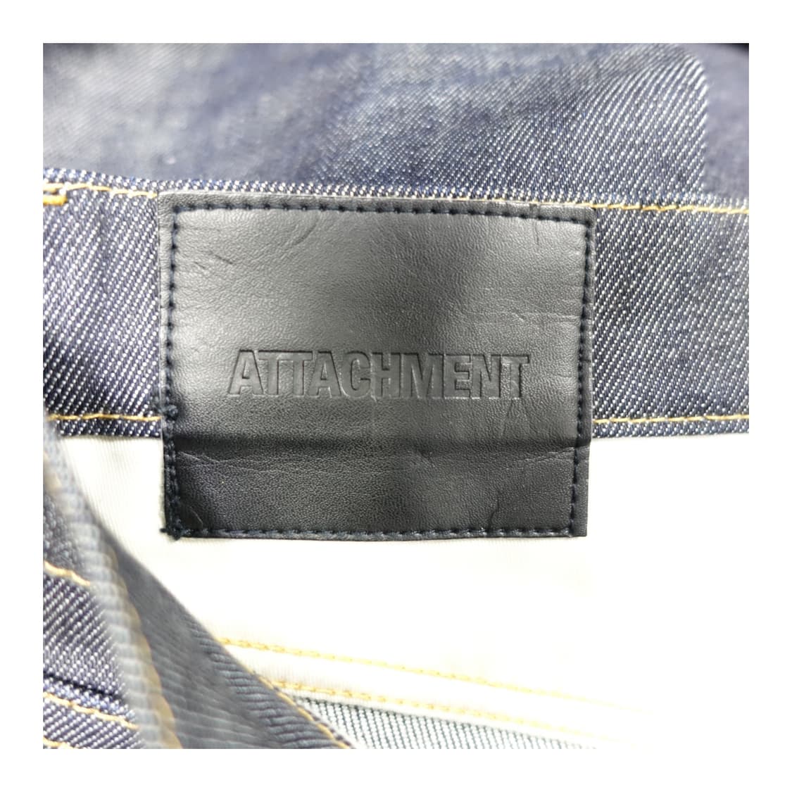 [3]ATTACHMENT 어태치먼트 셀비지 슈퍼 스트레치 원워시 데님 상품이미지9