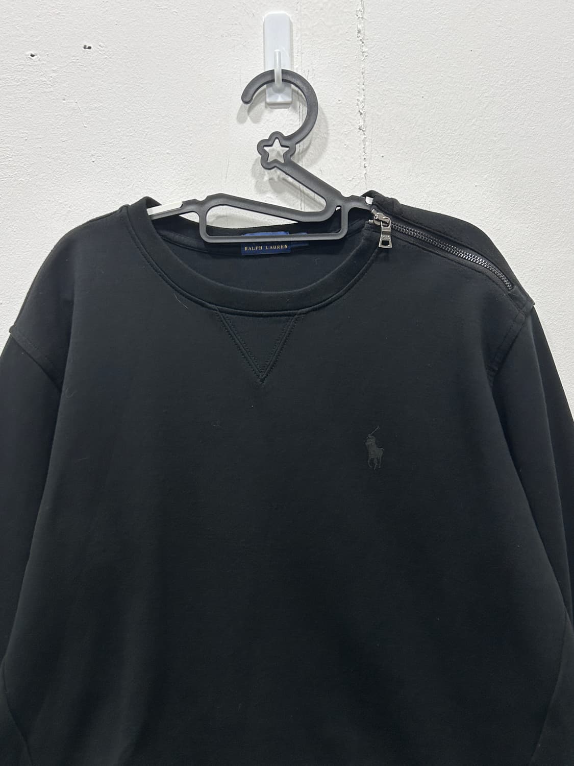 폴로랄프로렌 숄더지퍼 맨투맨 여성 L 상품이미지3