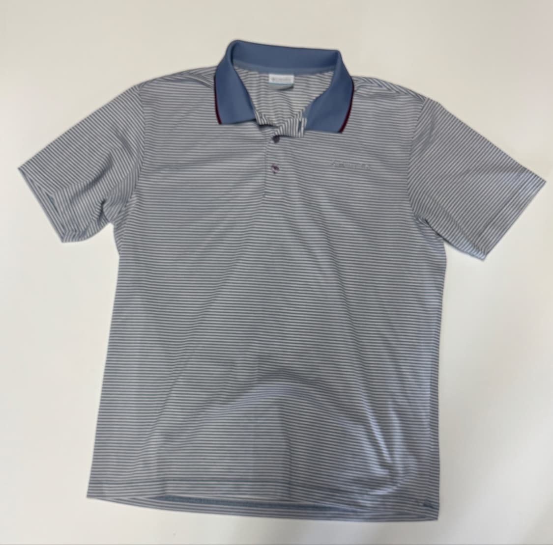 컬럼비아 스트라이프 기능성 반팔 카라 티셔츠 L ~ XL 상품이미지1