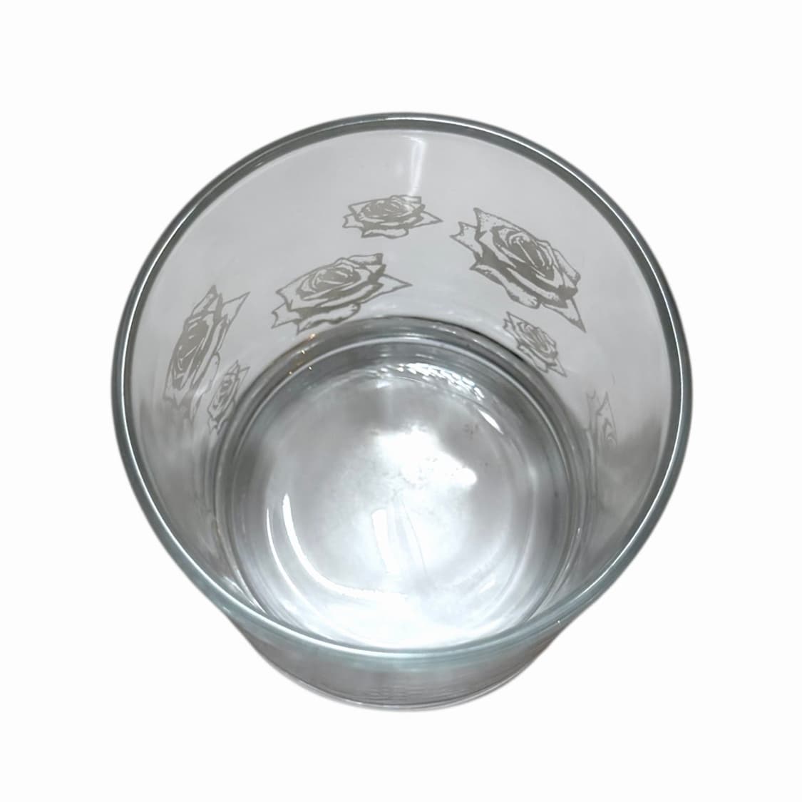 70s 장미 프린트 글라스 컵 상품이미지3