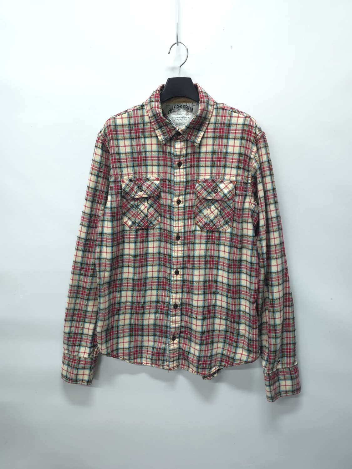 힐피거데님 워크웨어무드 체크 플란넬 셔츠 (95) 상품이미지1