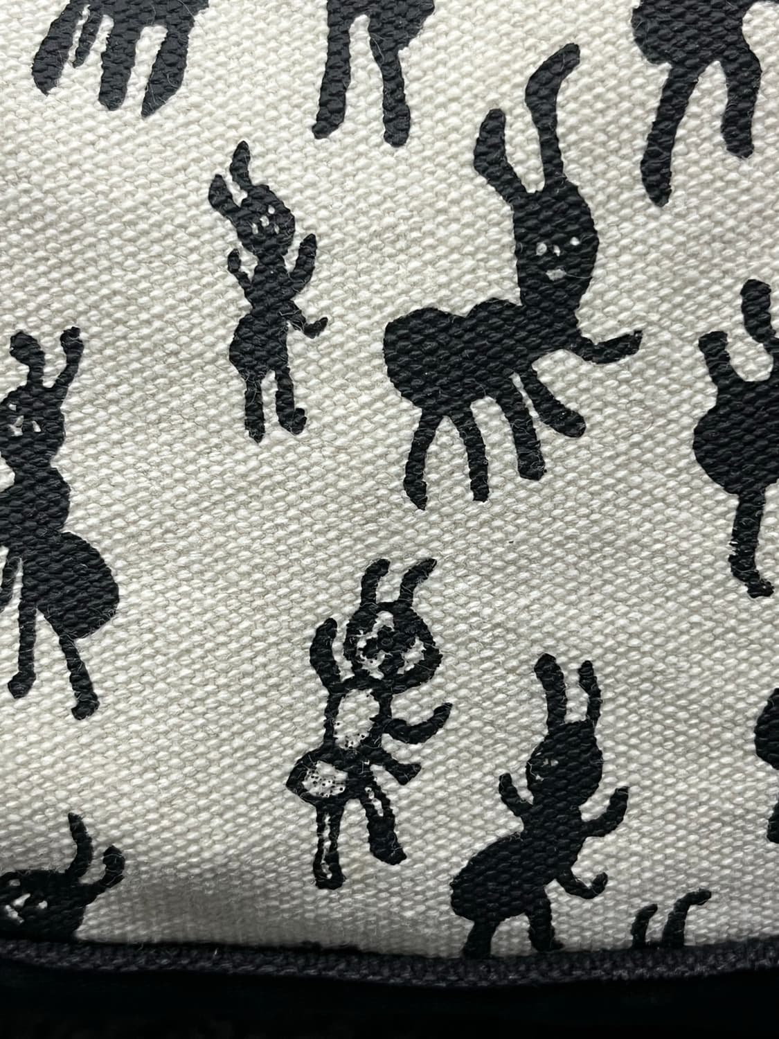 네넷 개미패턴 캔버스 토트백 🐜 상품이미지8