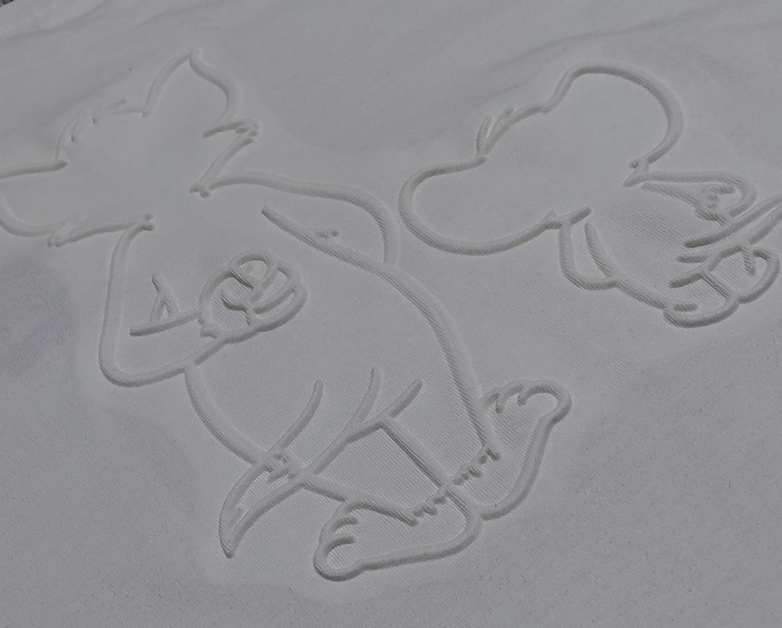 톰과 제리 오피셜 라이선스 후면 입체 자수 티셔츠 (M사이즈) 상품이미지10