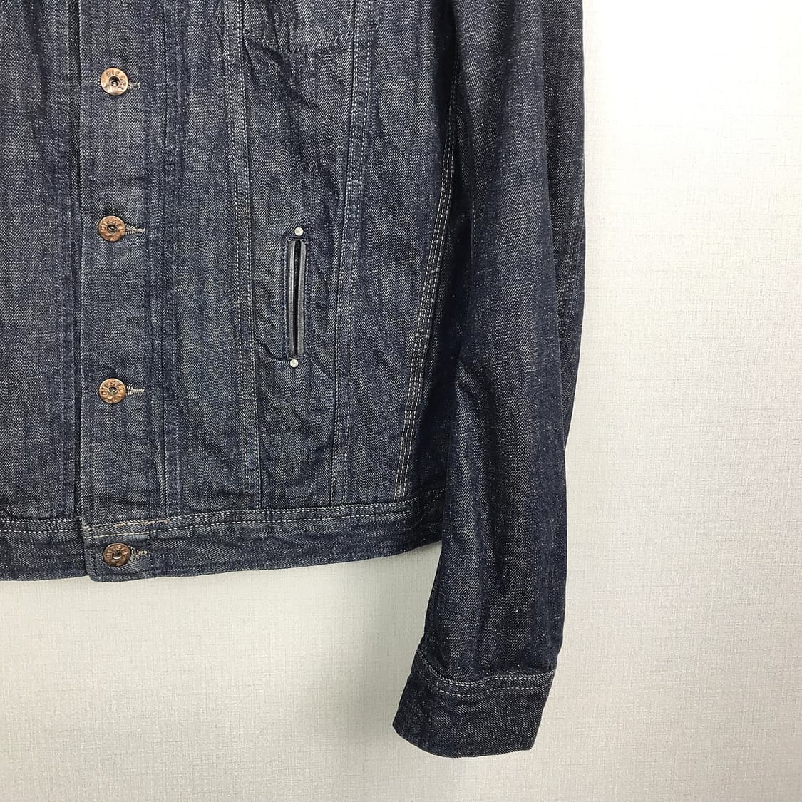 디젤 가죽 데님 트러커 자켓 남성XL 상품이미지5