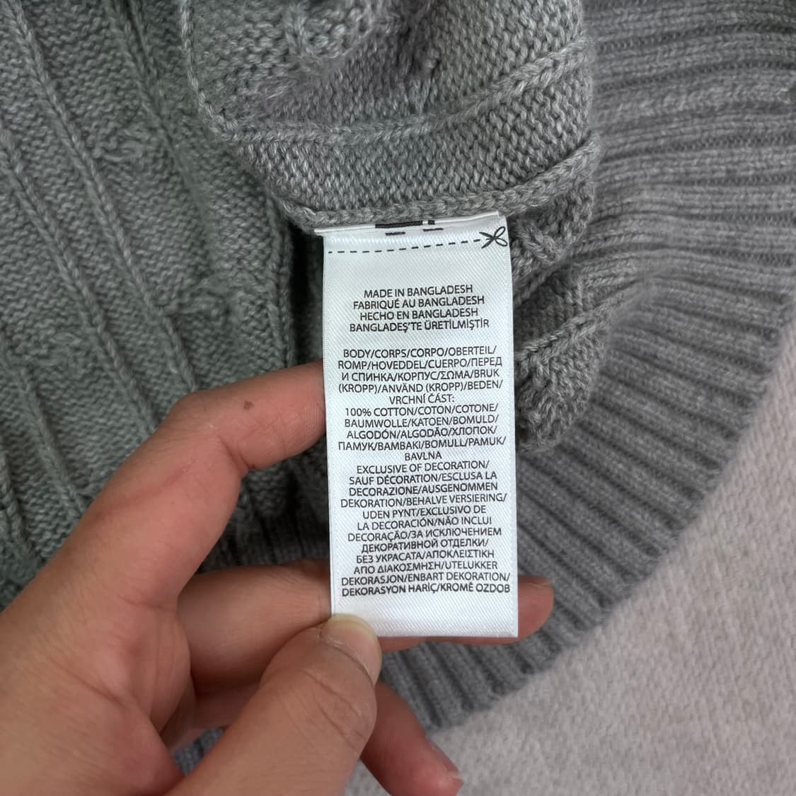 95 폴로랄프로렌 신형라벨 꽈배기 반집업 니트 상품이미지6