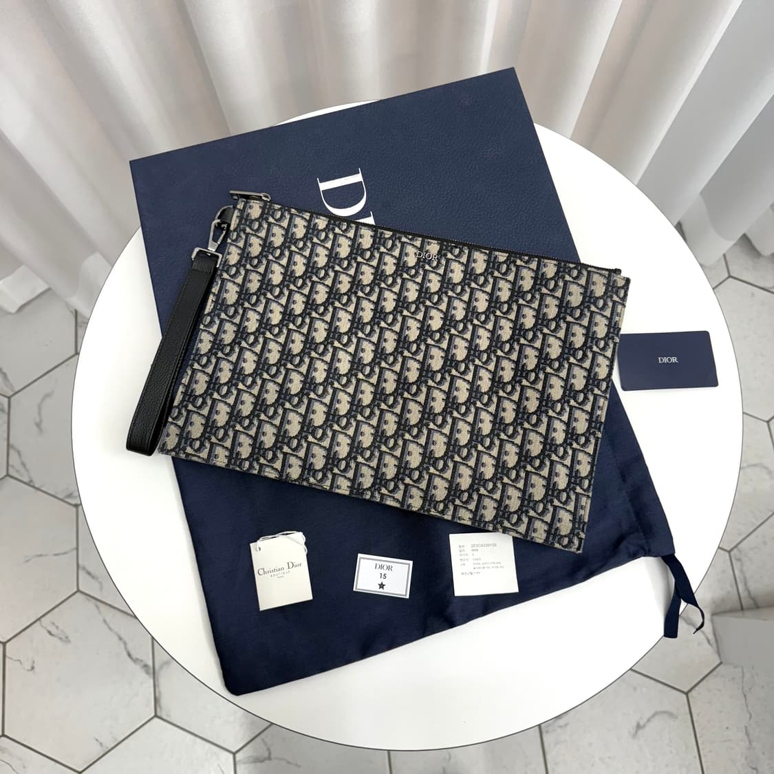 [풀박스] 디올 오블리크 A4 클러치백 상품이미지1