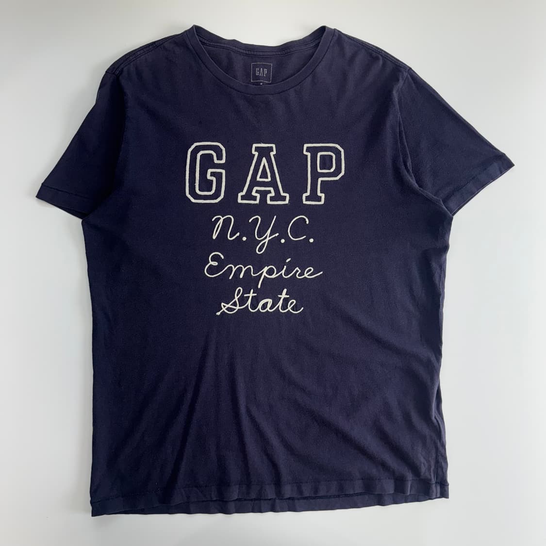 Gap 갭 네이비 로고 반팔 상품이미지3