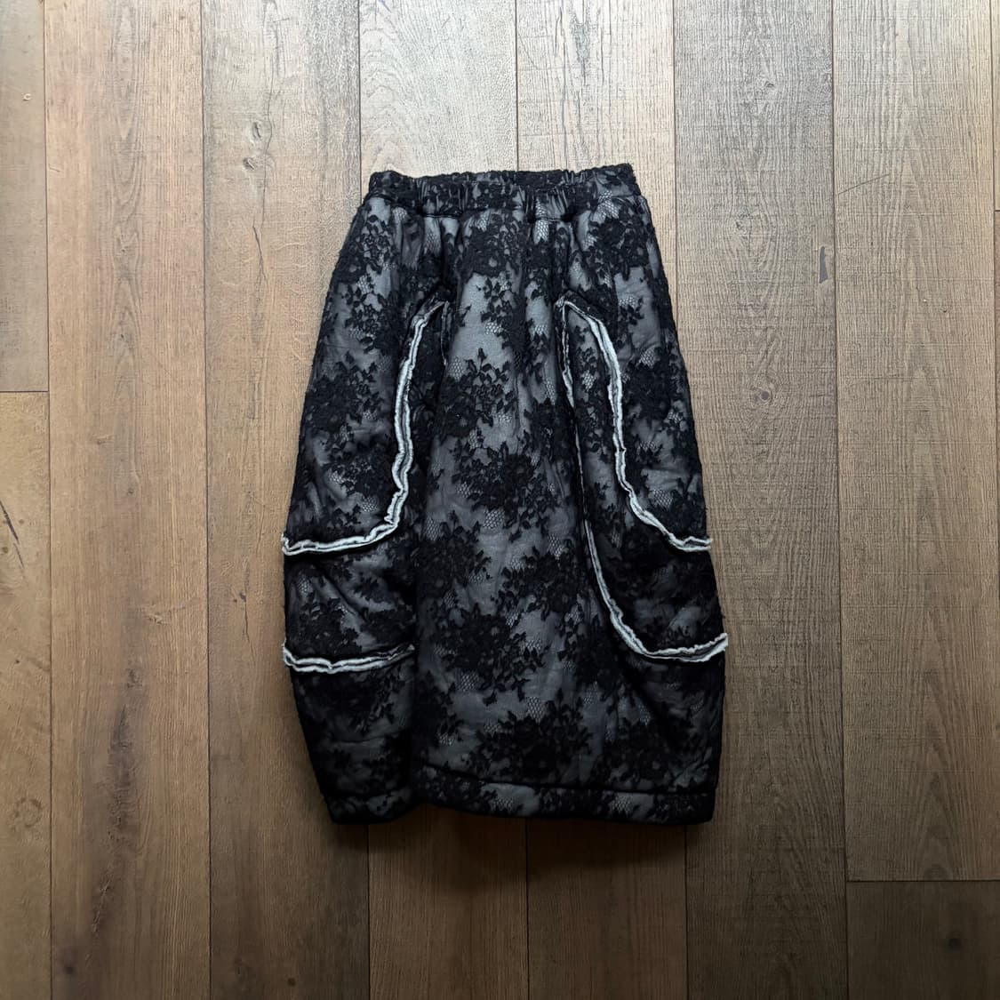 Transformed Floral Tulle Quilting Skirt 상품이미지1