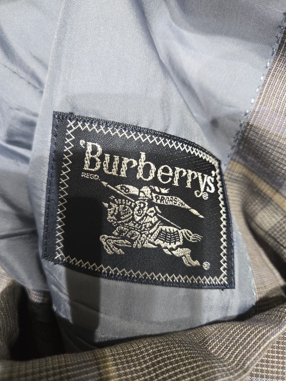 버버리 체크 패턴 자켓 블레이저 상품이미지5