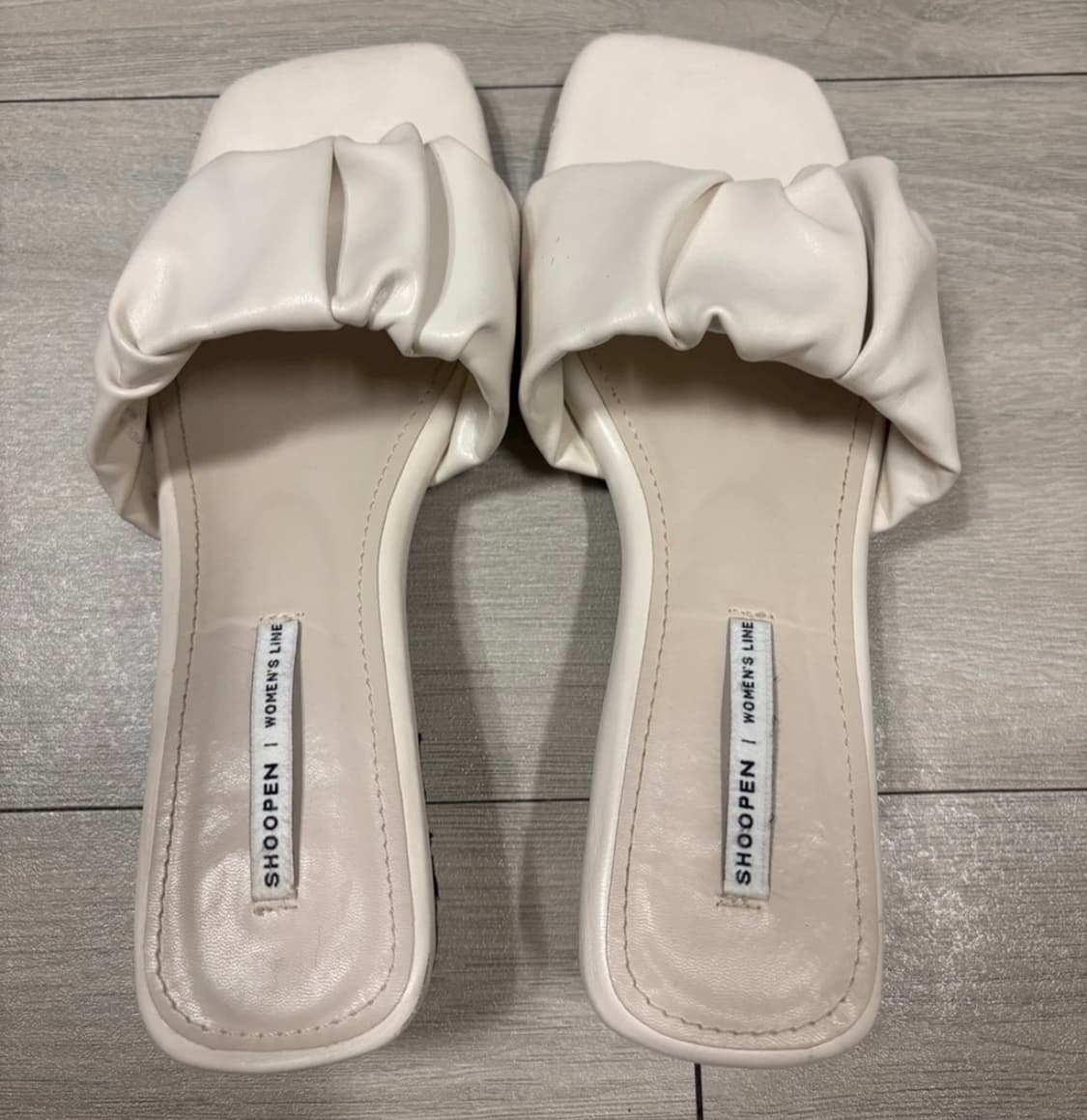 슈펜 셔링 샌들 아이보리 230 굽4cm 품절상품 상품이미지8