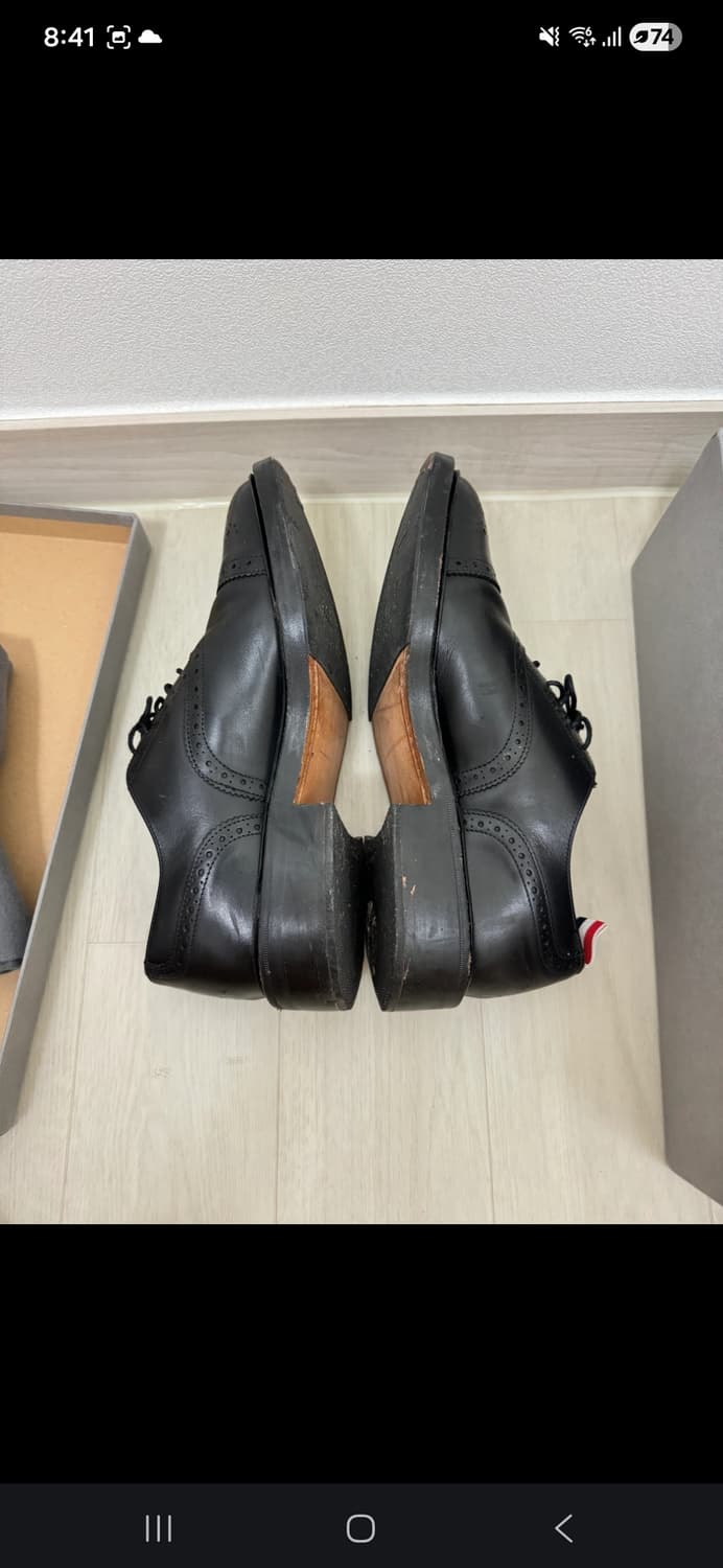 톰브라운 브로그 윙팁 사이즈41.5 상품이미지5