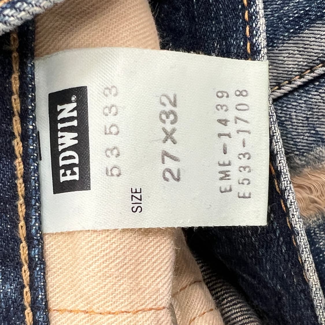 Edwin 에드윈 디스트레스드 데님 팬츠 27 상품이미지9
