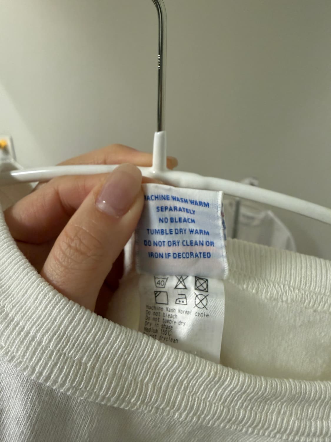 챔피언 해비웨이트져지 반팔흰색티 M 상품이미지4