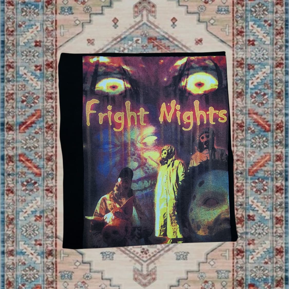 Fright Nights 빈티지 호러 그래픽 티셔츠 (XL) 상품이미지1