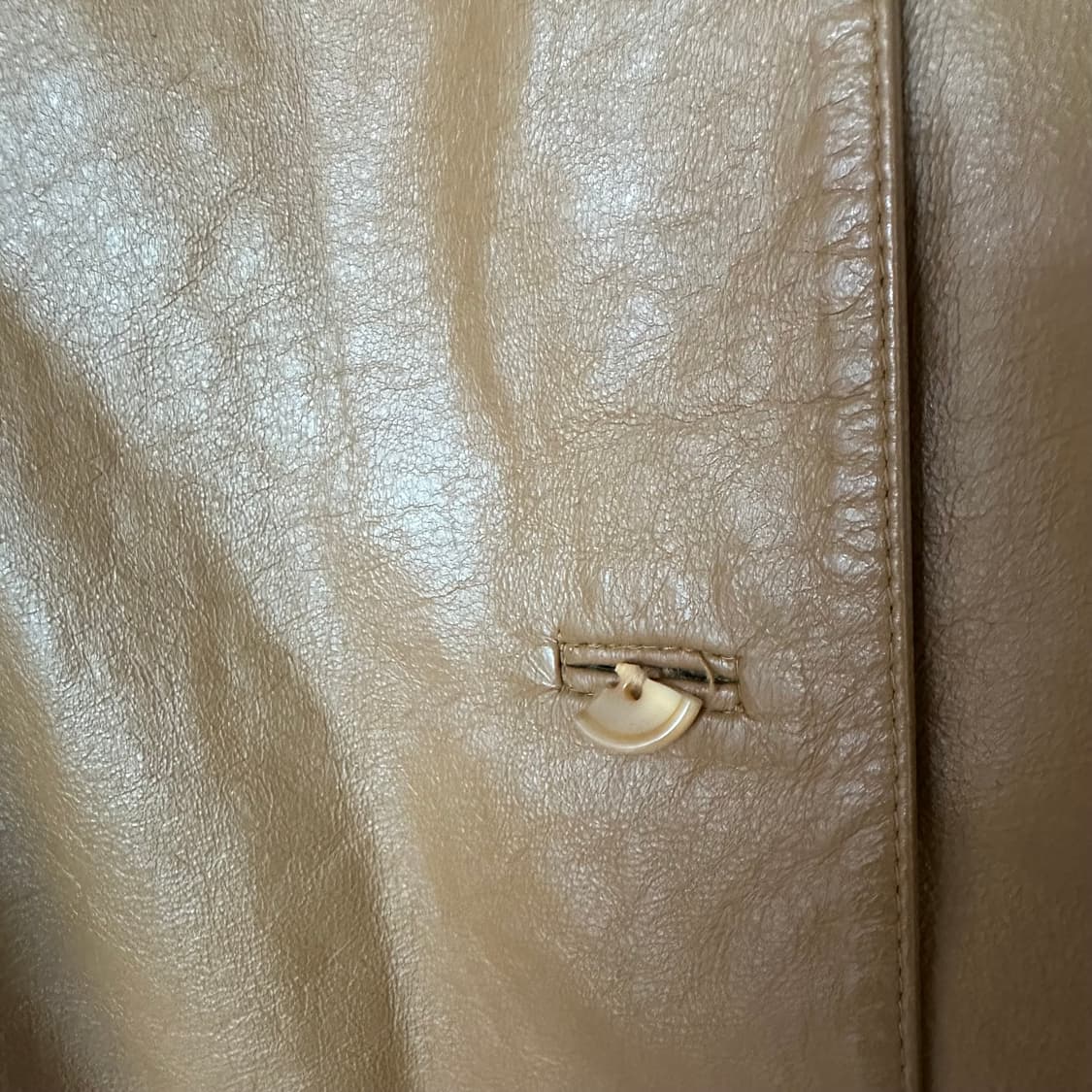 우먼66 빈티지 소가죽 자켓 상품이미지3