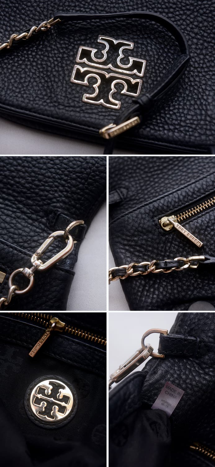 토리버치 브리튼 캐비어 엠보 레더 WOC 체인 크로스백 (클러치) 상품이미지10