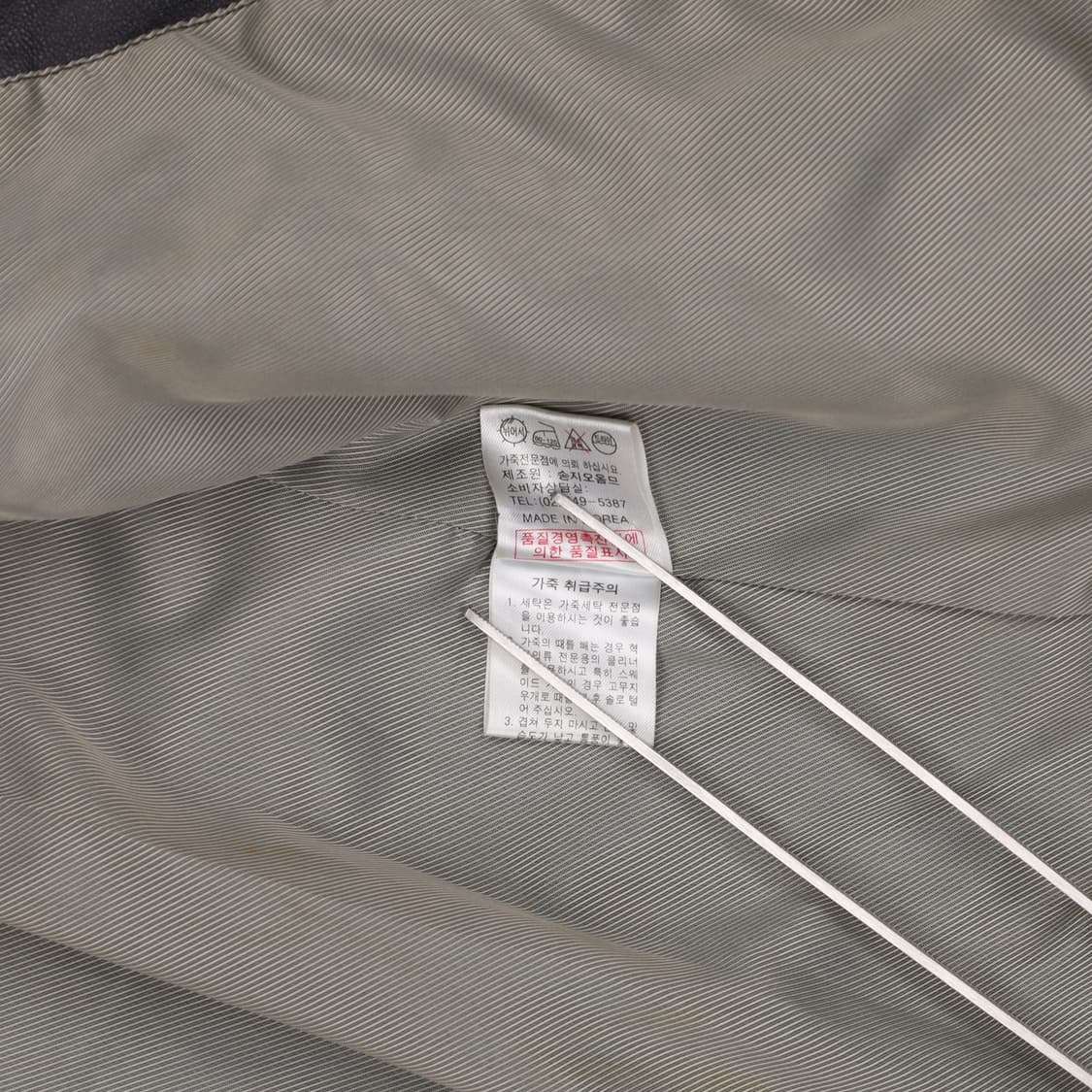 55 송지오옴므 여성 싱글 라이더 가죽 자켓 4165 상품이미지9