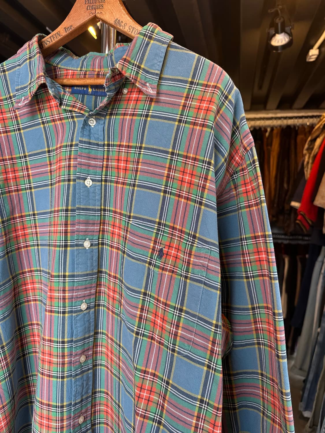 폴로 랄프로렌 페이드 체크셔츠 상품이미지4