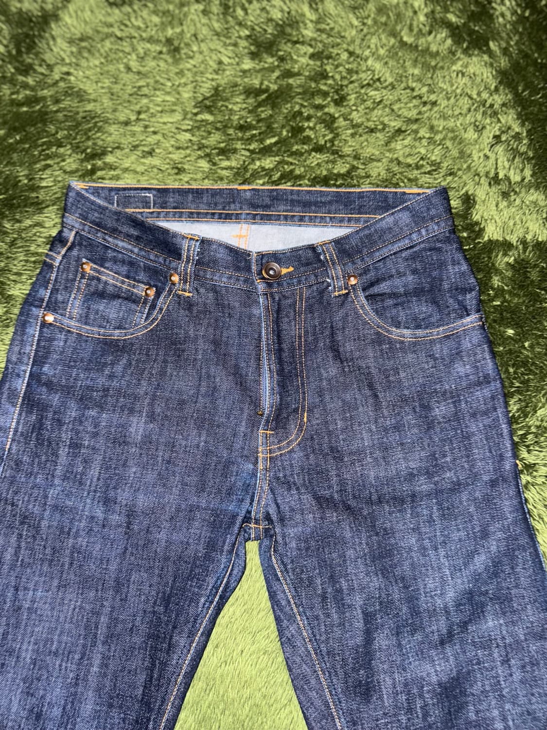 [S] Beams 빔즈 재패니즈 패브릭 데님 팬츠 인디고 상품이미지4