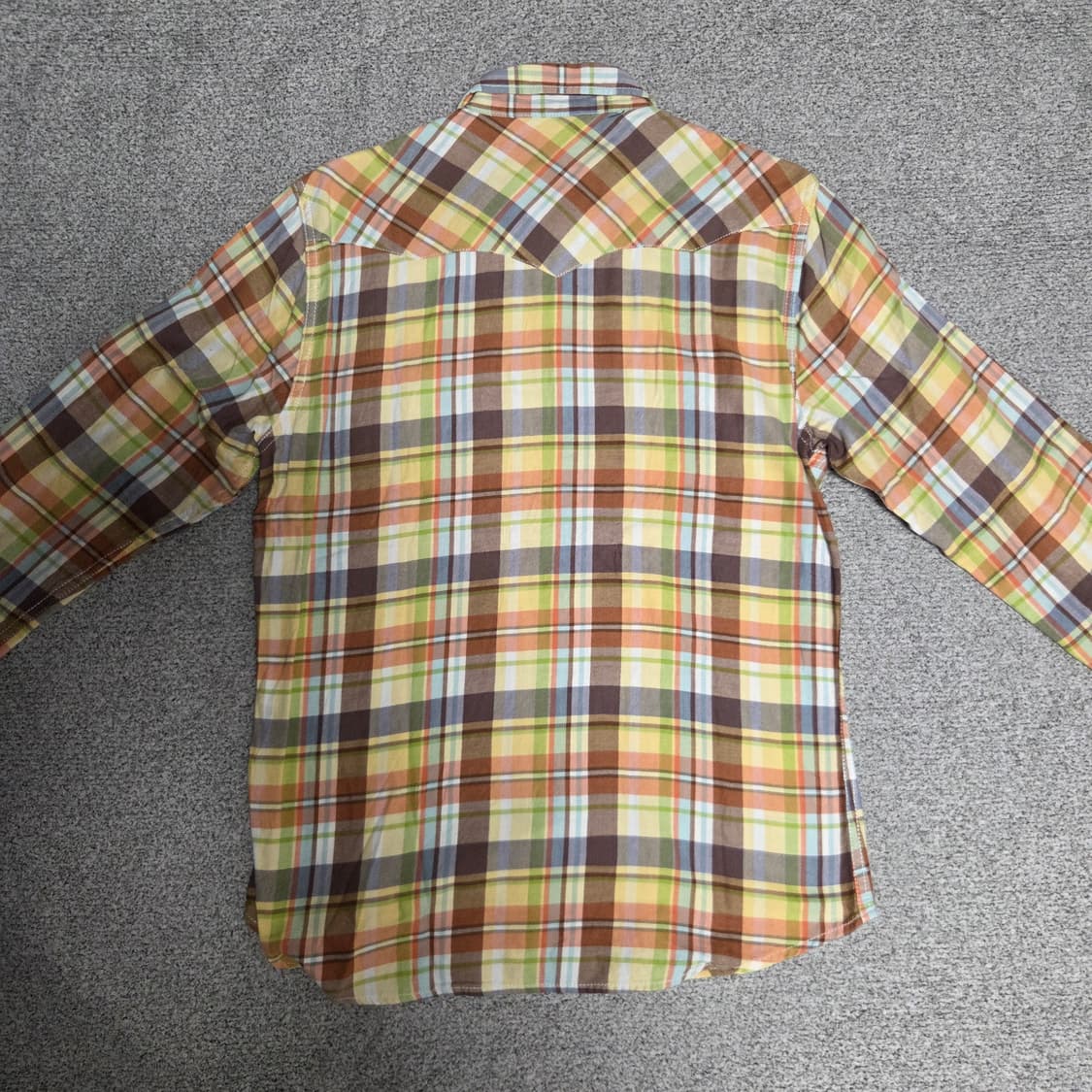 Wrangler 웨스턴 셔츠 M-슬림L(95-100) 상품이미지6