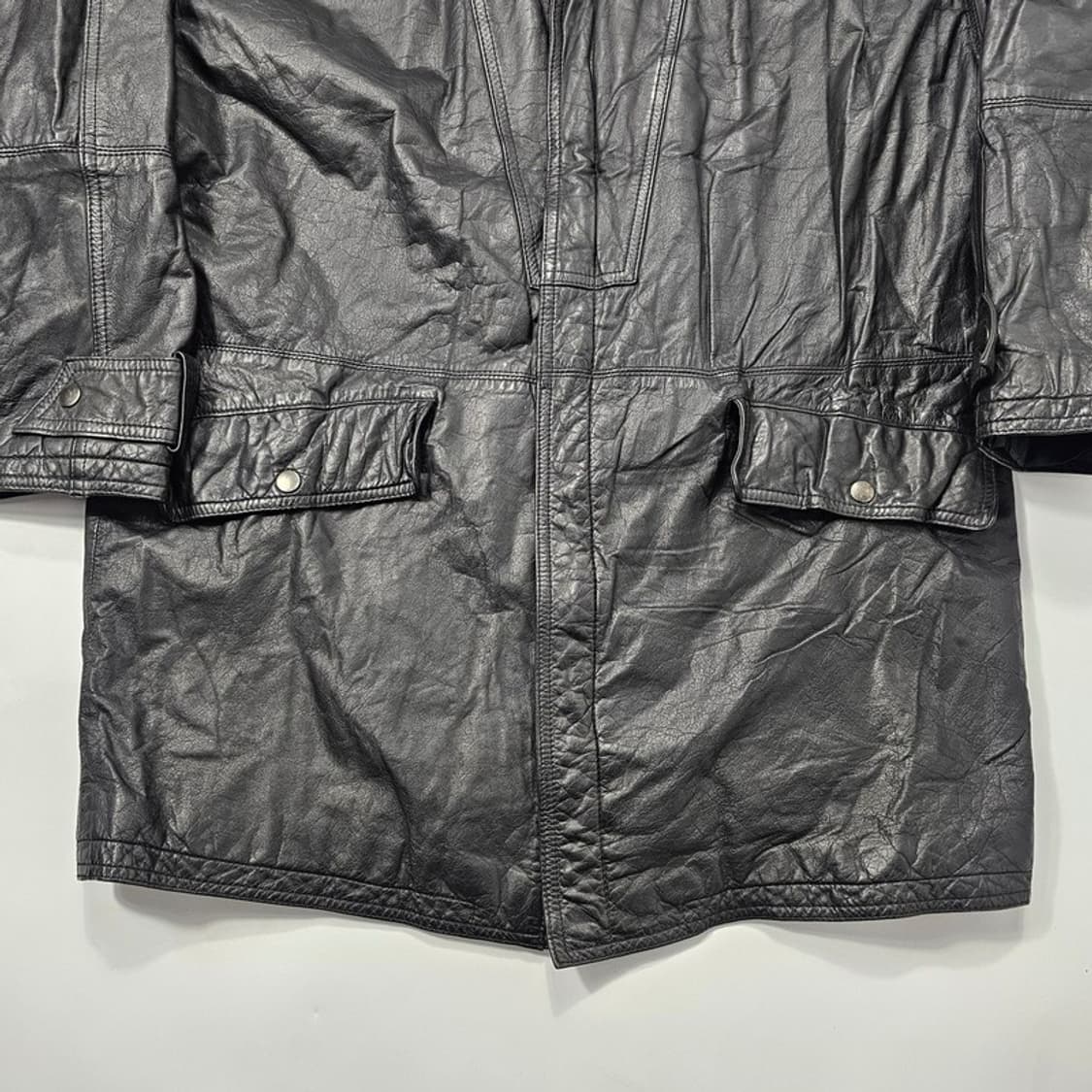 빈티지 소가죽 자켓 L 상품이미지4