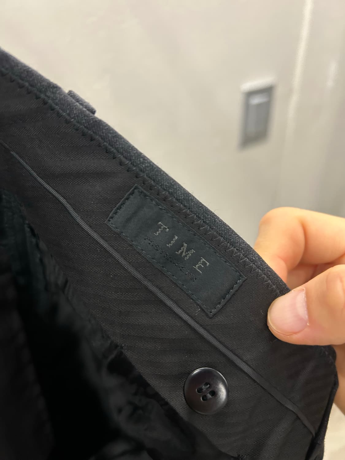 TIME 남성 정장 세트 셋업 블랙 상품이미지9