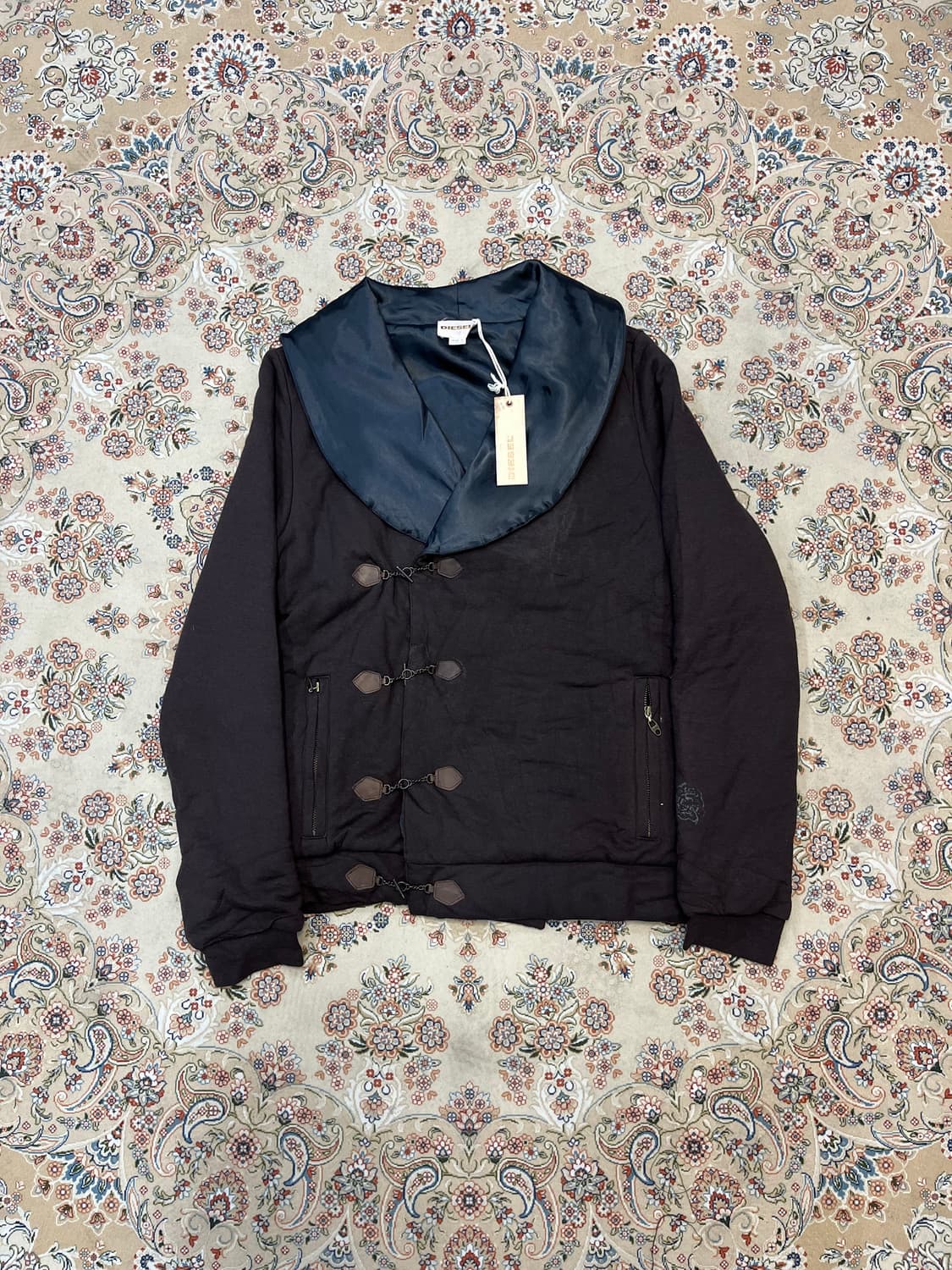 디젤 토글버튼 숄카라 하이넥 자켓 상품이미지1