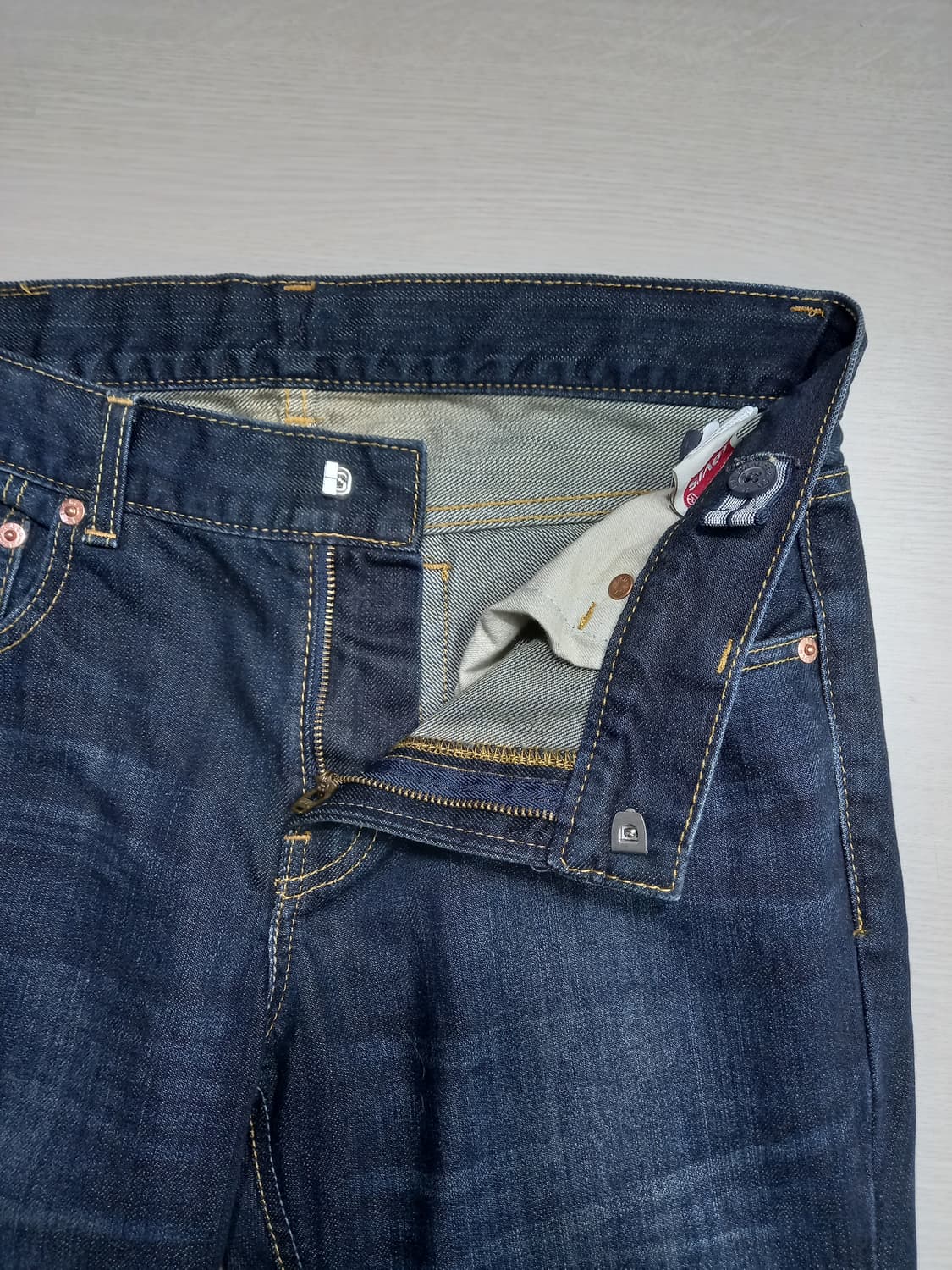 29 새상품 리바이스 키즈 Kor 워싱 상하스판 슬림일자진 29-561 상품이미지7