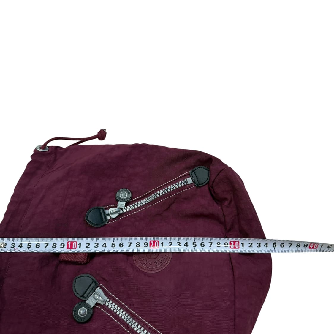 키플링 빈티지 모리걸 Y2K 포켓 복조리 미니백팩 버건디 마룬 레드 상품이미지4