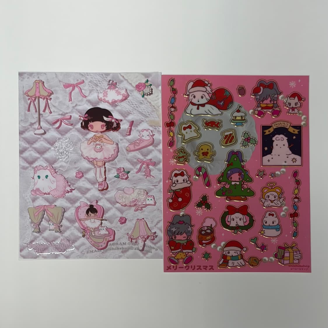 shishishop 시시샵 스티커 4종 일괄 판매 상품이미지2