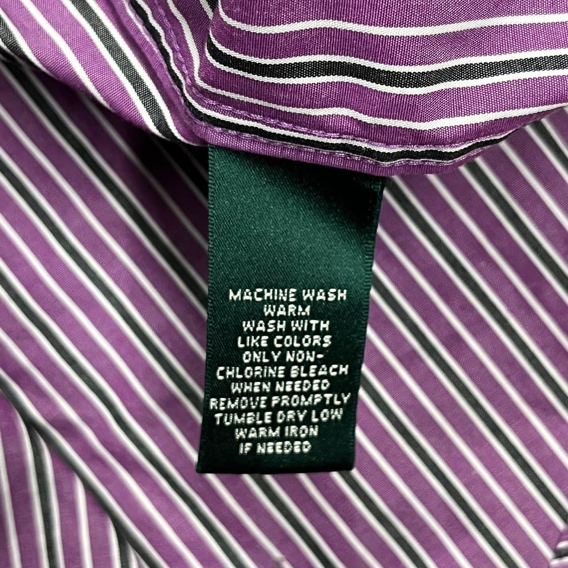 [정품/M] 폴로 랄프로렌 보라색 스트라이프 셔츠 b8 상품이미지6