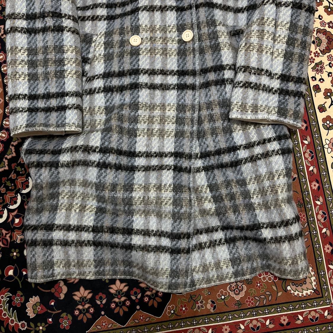 나인스텝스 체크 더블 롱코트 88-97-165 상품이미지3