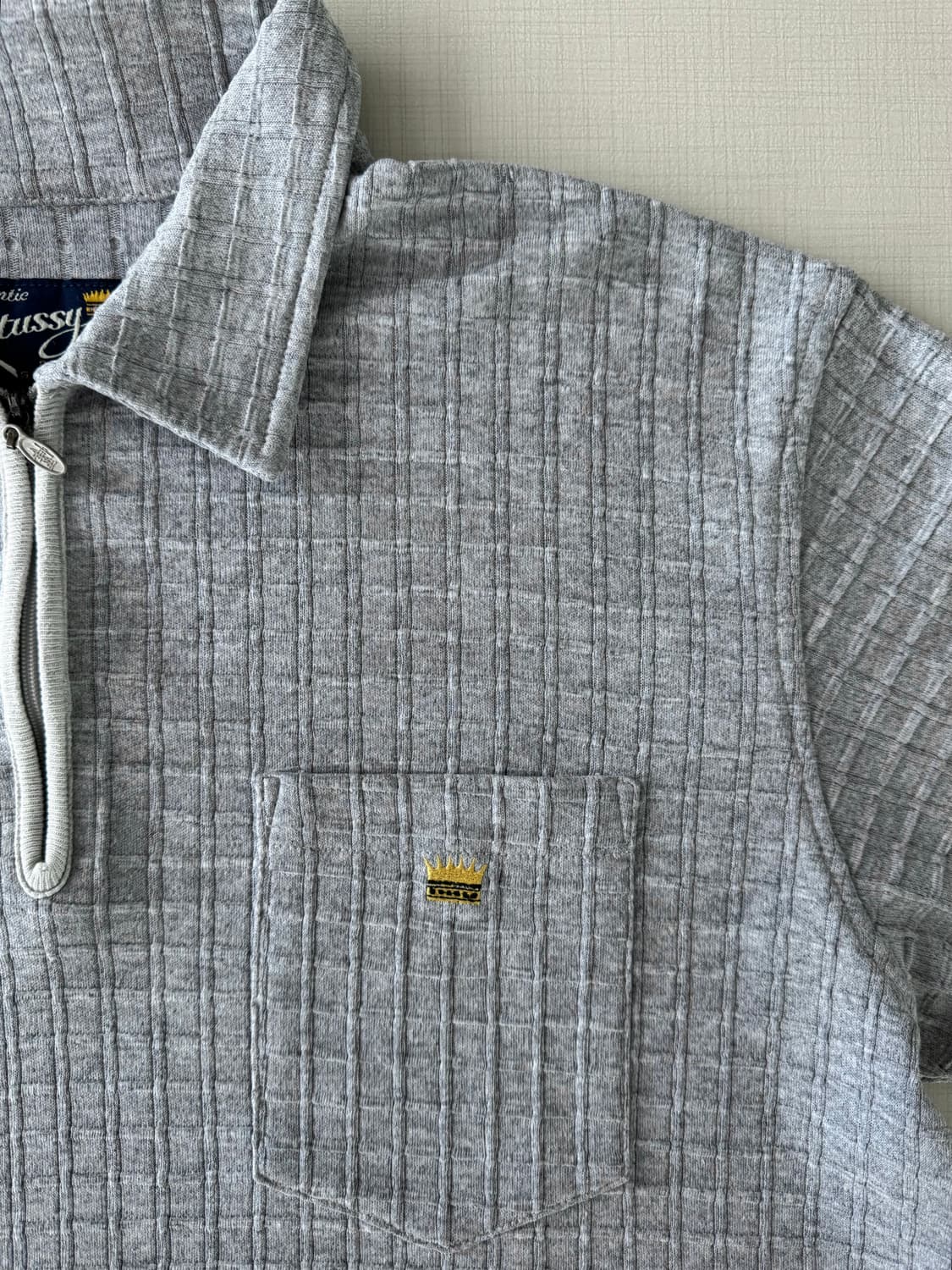 90s 스투시 Quarter Zip 폴로셔츠 상품이미지3