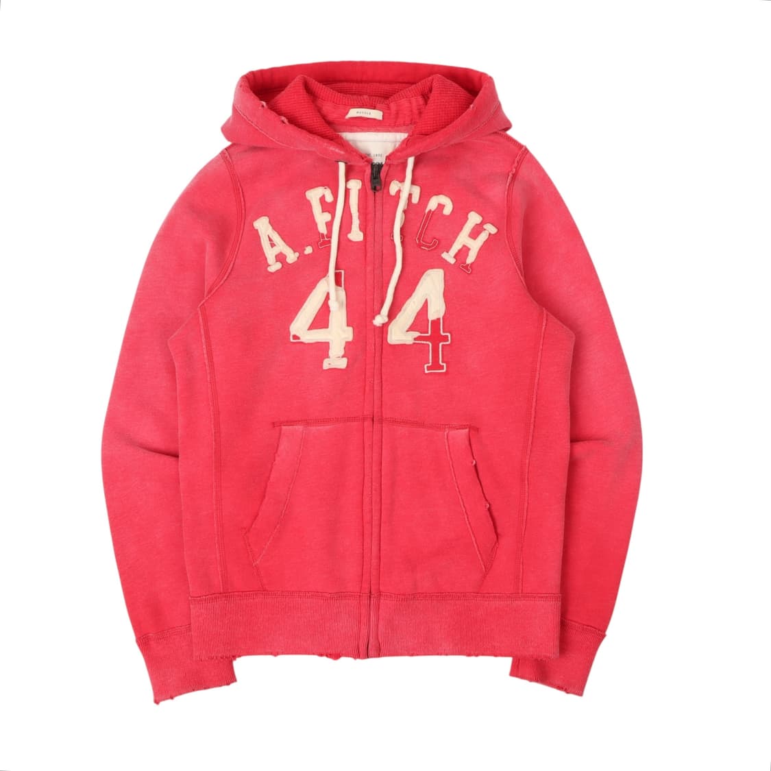 아베크롬비 피그먼트 핑크 아치 로고 후드집업 상품이미지1