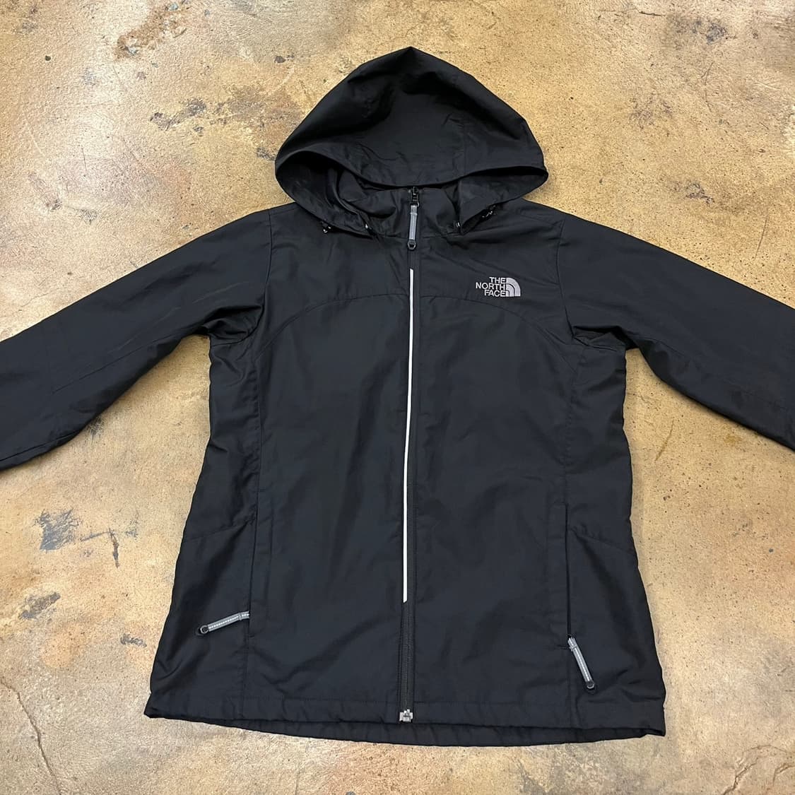 [정품/L] 노스페이스 블랙 바람막이 후드 자켓 b17 상품이미지3