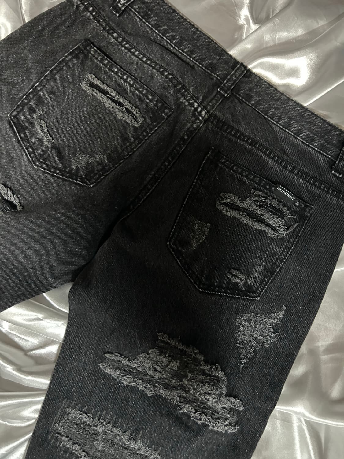 Surgery grunge destroyed denim pants 상품이미지5