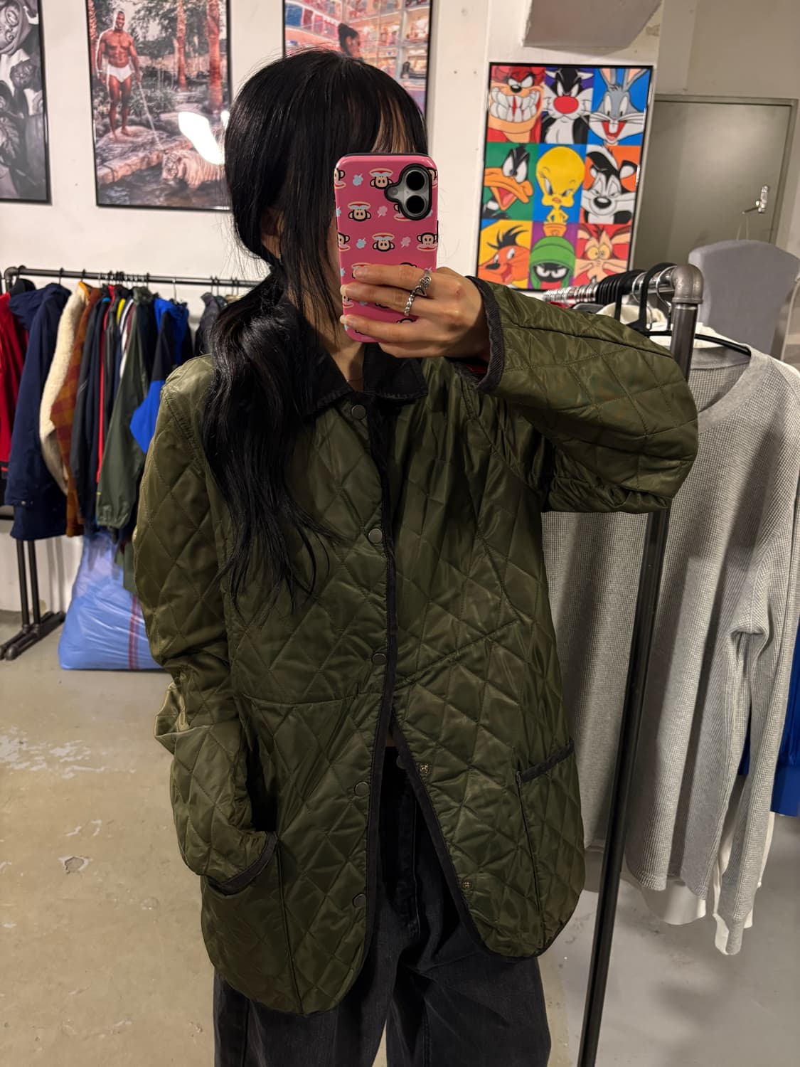 일제 빈티지 퀼팅자켓  상품이미지1